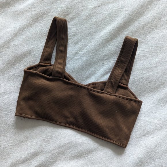 SET ACTIVE Sport Bra in Brown - Picture 2 of 3
